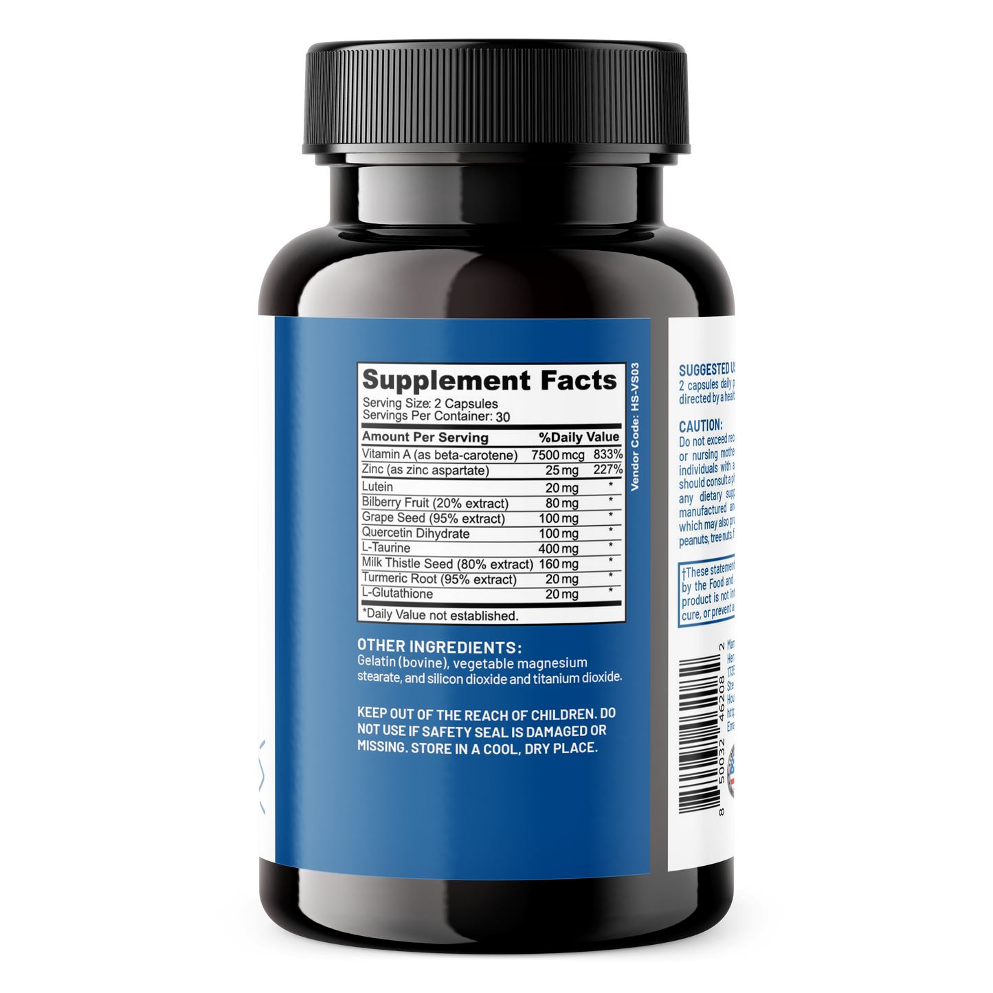Herman Organic Vitamins & Supplements Herman Organic Advanced Vision Support