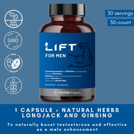 Herman Organic Vitamins & Supplements Herman Organic Lift For Men