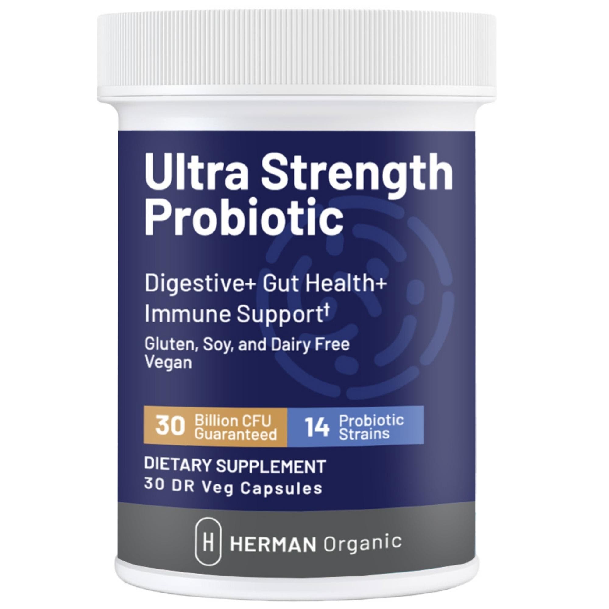 Herman Organic Vitamins & Supplements Herman Organic Ultra Strength Probiotic